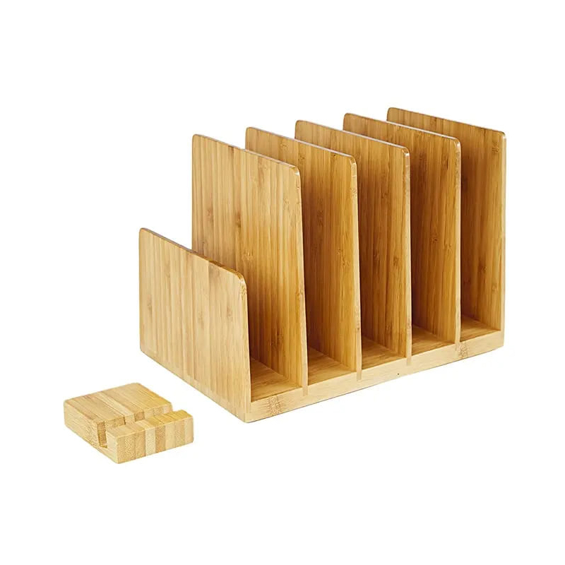 File in legno di bambù&Stretica della cartella