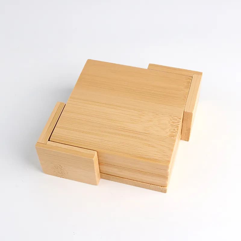 Bamboo Square Coaster Home Bar Coaster