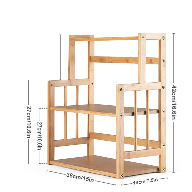 Organizzatore di sotrage di bambù